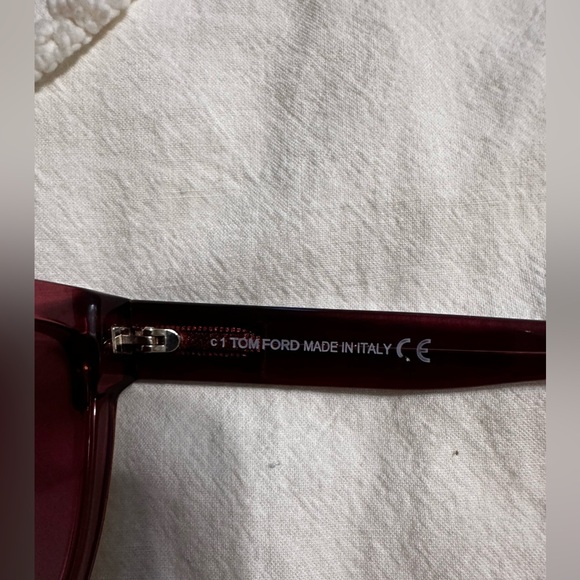 Tom Ford Bordeaux Gradient Cat Eye Sunglasses NWT | Burgundy TF Luxury Eyewear - Picture 8 of 13